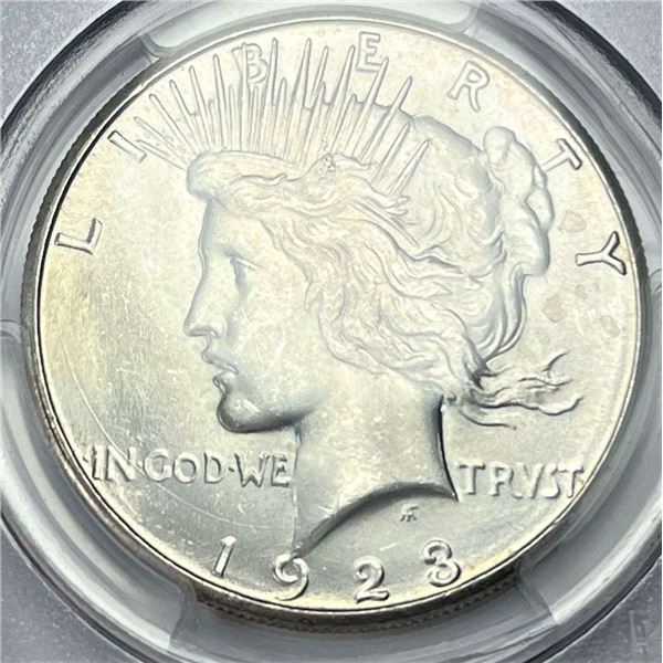 1923-S Peace Silver Dollar PCGS MS64