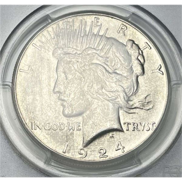 1924-S Peace Silver Dollar PCGS MS63