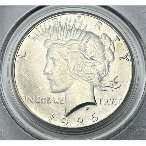 1926 Peace Silver Dollar PCGS MS65