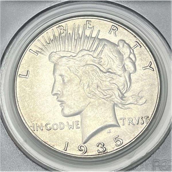 1935-S Peace Silver Dollar PCGS MS64