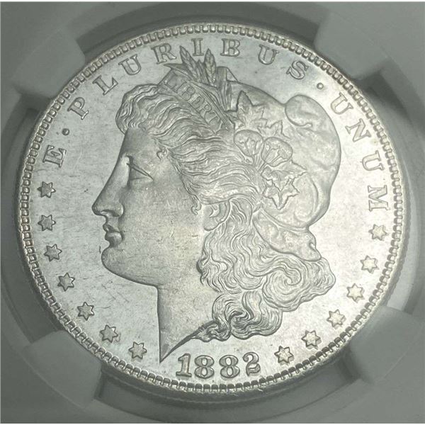 1882-S Morgan Silver Dollar NGC MS66