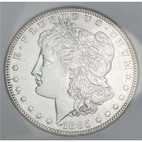 1885-S Morgan Silver Dollar NGC AU53
