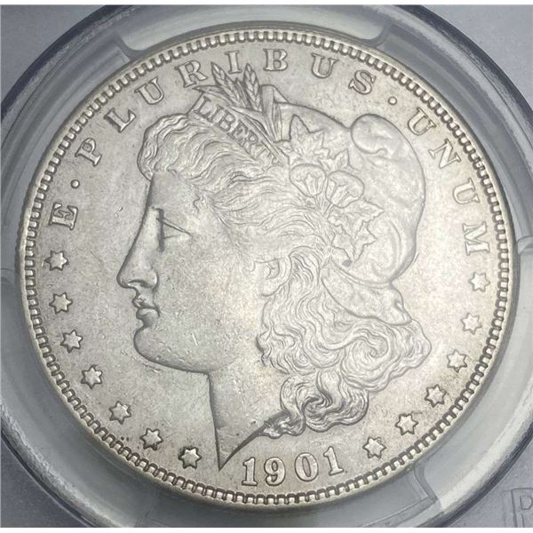 1901-S Morgan Silver Dollar PCGS AU55