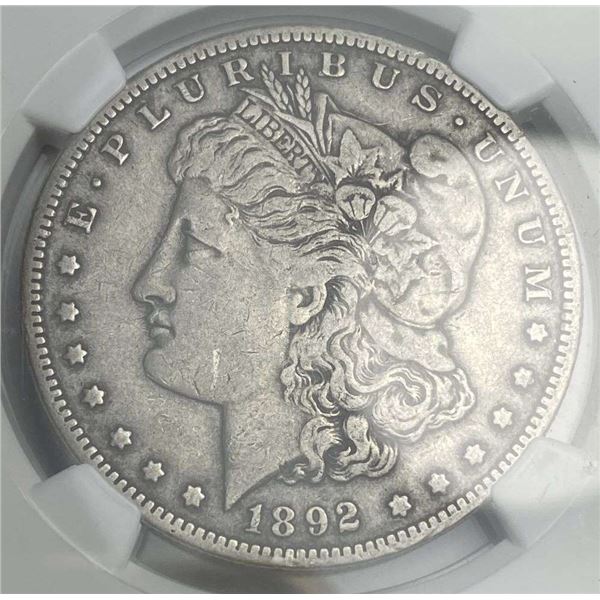 1892-S Morgan Silver Dollar NGC VF30