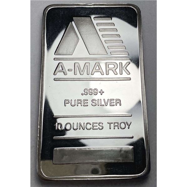 A-Mark 10 ozt .999 Silver Bar