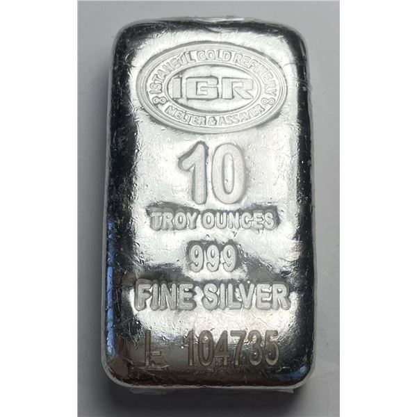 IGR 10 ozt .999 Silver Bar