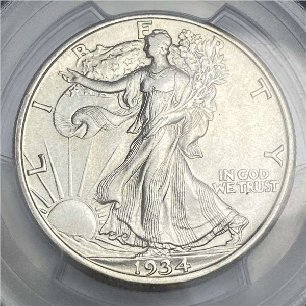 1934-D Walking Liberty Silver Half Dollar PCGS MS64