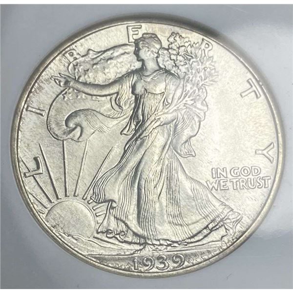 1939 Walking Liberty Silver Half Dollar NGC MS66