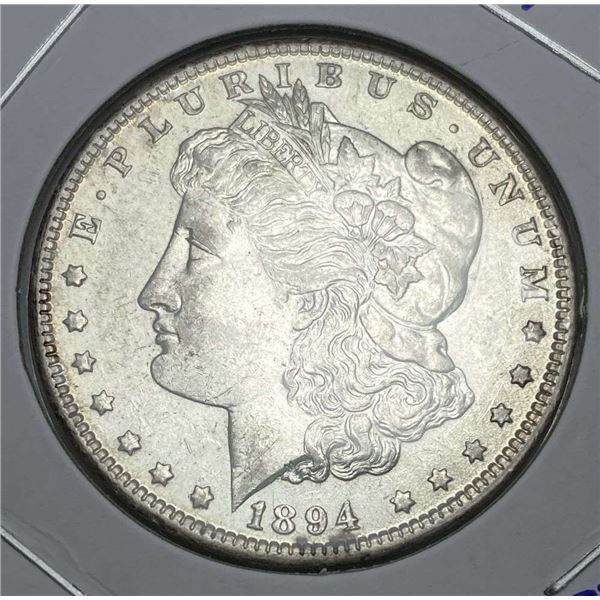 1894-O Morgan Silver Dollar AU58
