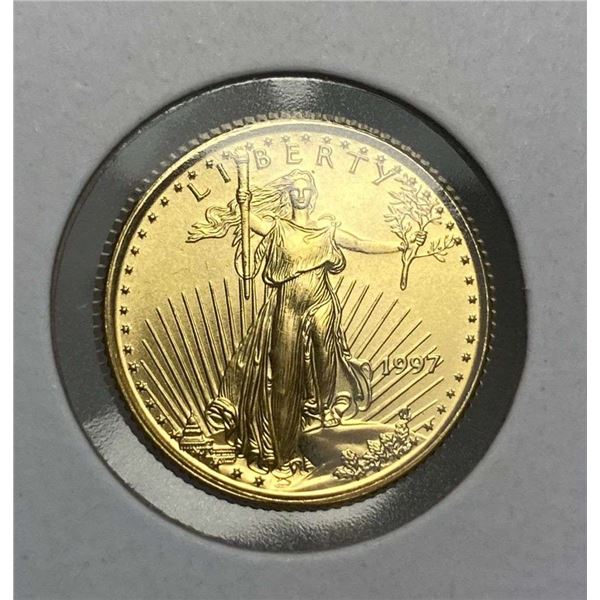 1997 American $5 Gold Eagle 1/10 ozt