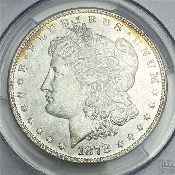 1878 7/8TF Strong Morgan Silver Dollar PCGS MS32