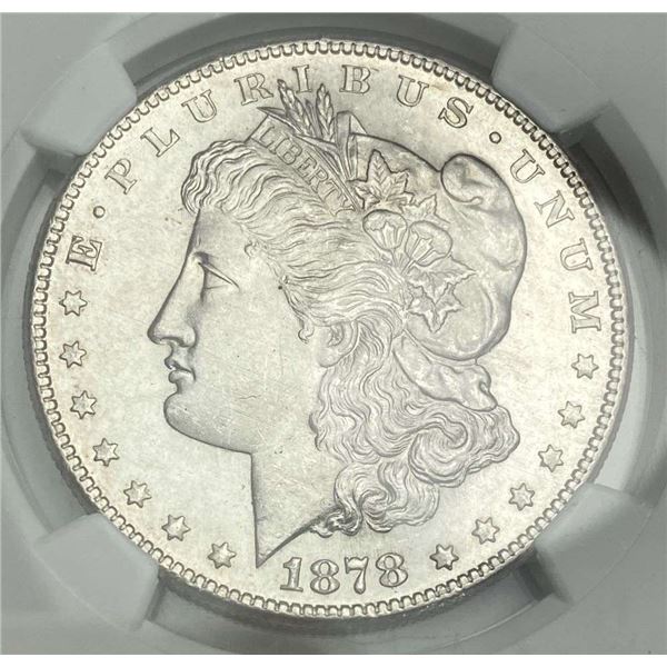 1878-S Morgan Silver Dollar NGC MS64