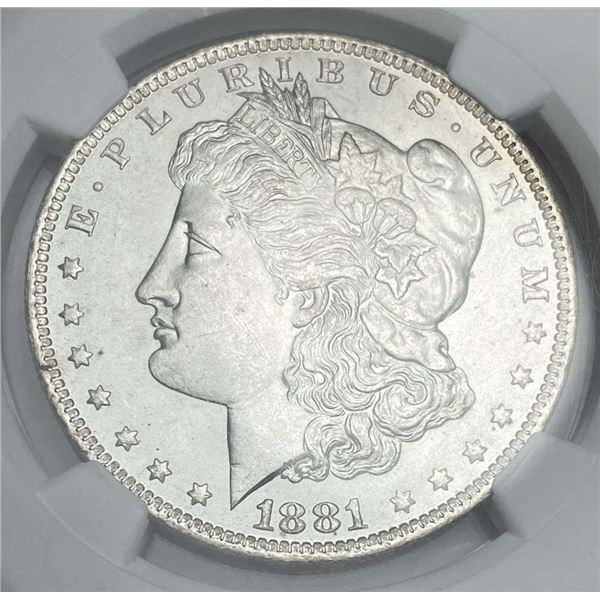 1881-O Morgan Silver Dollar NGC MS64