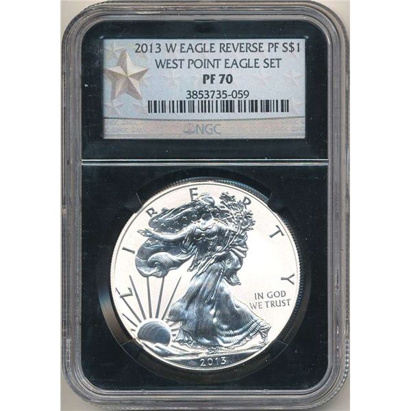 2013-W American Silver Eagle NGC PF70 Reverse PF