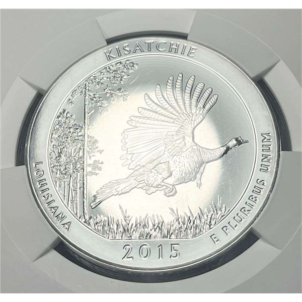 2015 ATB Louisiana "Kisatchier" 5 ozt NGC MS69 DPL Early Releases