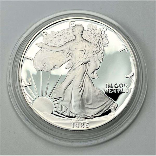 First Year 1986-S Proof American Silver Eagle
