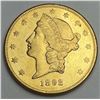 Image 2 : Last Minute! 1892-S Gold $20 Liberty Head MS62