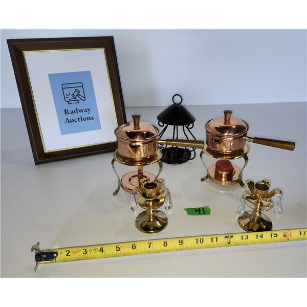 Candle Set with Tea Warmers