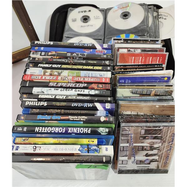 DVDs and CDs