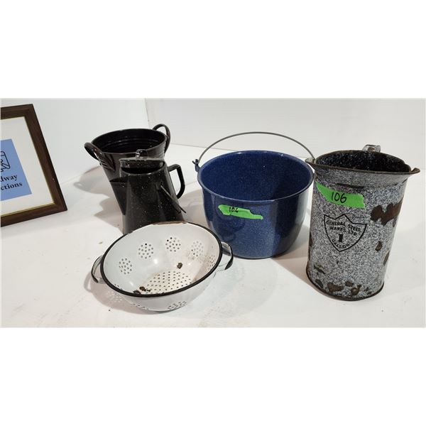 Pot, Pail and Colander