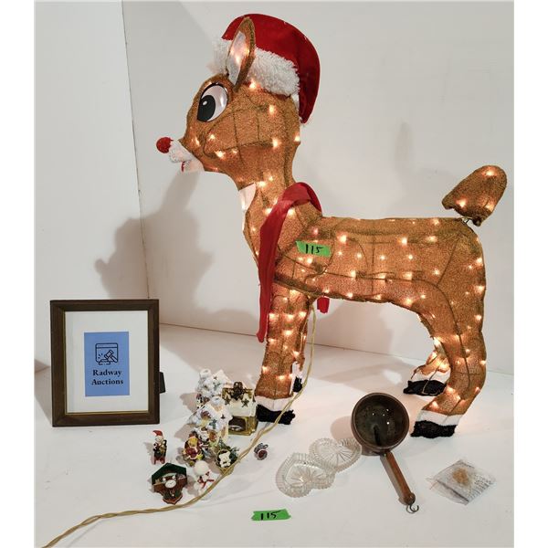 Rudolph and Ornaments