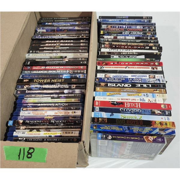 DVDs, Blue Rays and CDs