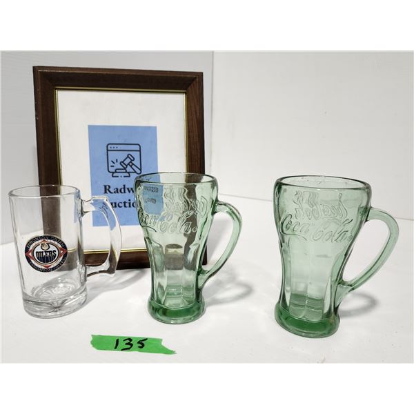 Vintage Glass Mugs