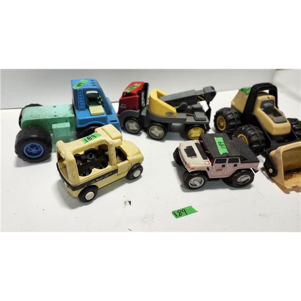 Assortment of Toy Trucks