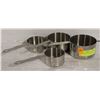 Image 1 : STAINLESS STEEL MEASURING CUPS 2/3, ¾, 1 ½, 2 CUP