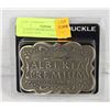 Image 1 : ALBERTA PREMIUM RYE BELT BUCKLE- NEW