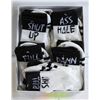 Image 1 : 10 PR SOCKS W/SAYINGS - NEW