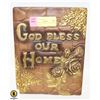 Image 1 : VINTAGE CERAMIC WALL HANGING GOD BLESS