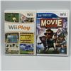 Image 1 : CERTI REFURB WII GAME LOT, PLAY / MOVIE