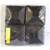 Image 1 : 4 PCS PLASTIC POST CAP COVER FENCE POST CAP