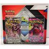 POKEMON PIN COLLECTION W/ SEALED BOOSTER PACKS