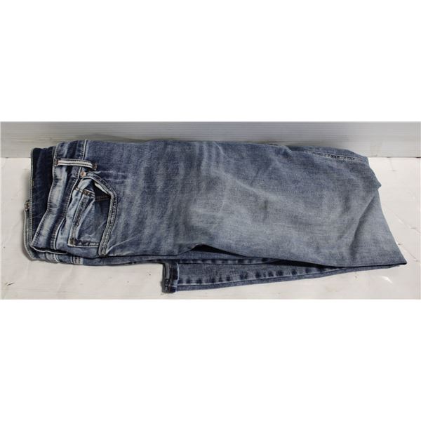 MENS SILVER JEANS 34/30