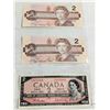 Image 1 : 2X$2 1996 AND 1X 1954 $1 NOTES