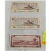 Image 2 : 2X$2 1996 AND 1X 1954 $1 NOTES