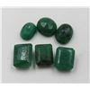 Image 1 : #100-GREEN EMERALD GEMSTONES 44.25 CT