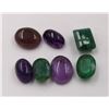 Image 1 : #113-BLUE SAPPHIRE & AMETHYST, EMERALD  56.35 CT