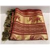 Image 1 : 6FTX3.5FT SILKY ELEPHANT TABLE CLOTH