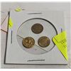 Image 1 : THREE ONE GRAM GOLD PLATED TOKENS