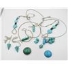 Image 1 : BUNDLE OF ASSORTED MALACHITE/TURQUOISE STYLE