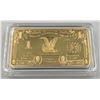 Image 1 : 25)  ENCAPSULATED GOLDEN CLAD DESIGN OF US $1.00