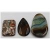 Image 1 : BUNDLE OF GENUINE GEMSTONE POLISHED PENDANTS