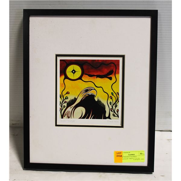 FRANK POLSON SACRED "MESSENGER" PRINT 12 X 18