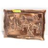 Image 1 : VINTAGE 3D COPPER CRAFT COPPER WALL PLAQUE