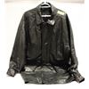 Image 1 : MENS M BLACK LEATHER JACKET 3/4 LENGTH