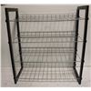 Image 1 : METAL/ WOOD SHELVINGS UNIT, ORGANIZER, 3 TIER