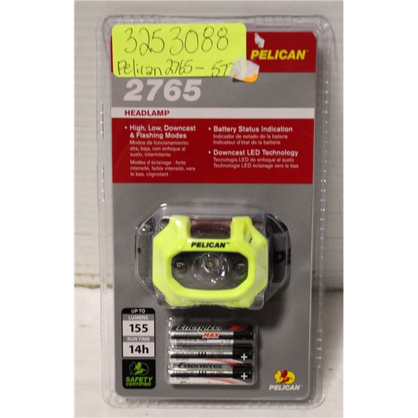 2765 PELICAN HEADLAMP HIGH, LOW, DOWNCAST &